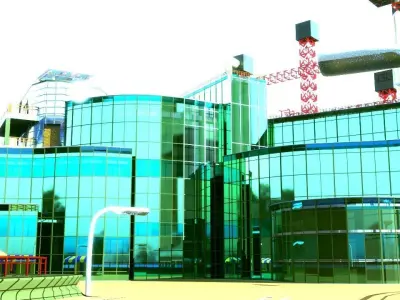 sea port building 3D model