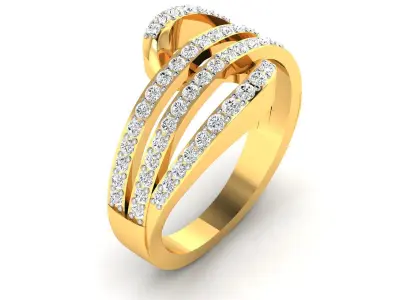 Women Ring 3D print model 95
