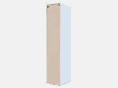 METOD High cabinet frame 5 Low-poly 3D model