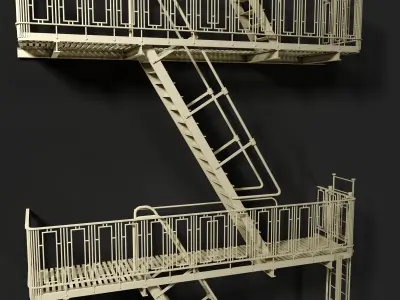 Fire Escape  3D model