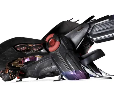  Sci Fi Infiltration Dropship Rigged 