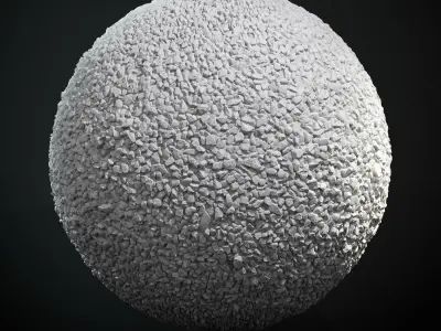 Scanned Seamless Dark Gravel  PBR Texture Texture