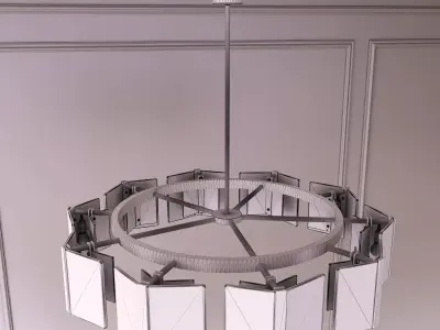 Rosetta Chandelier by Bella Figura 3D model