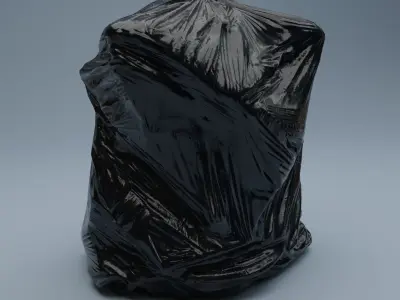 Trashbag - Large 2 Low-poly 3D model