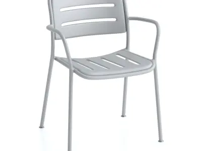 Kettal Village Table and Chair 3D model