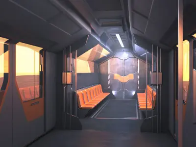  Train Star citizen 3D model