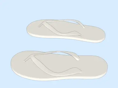 Flip-Flops Free low-poly 3D model