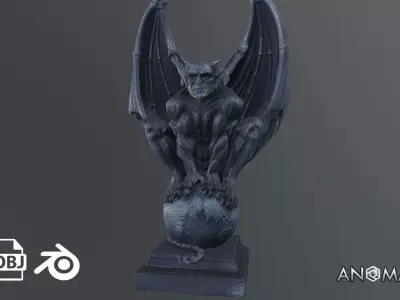 lucifer statue 3D model