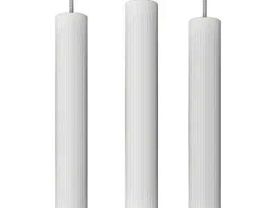 UMAGE Chimes Cluster Pendant Lamp 3D model