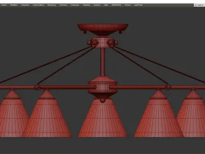 Arte Lamp COPTER Low-poly 3D model