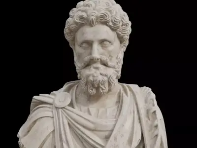 Bust of Marcus Aurelius 3D model