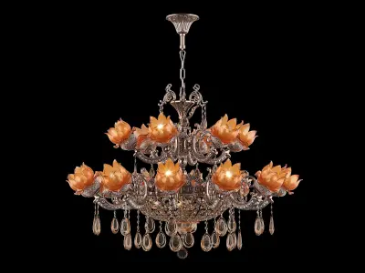 MD 89320-12-6-4 Osgona Chandelier 3D model