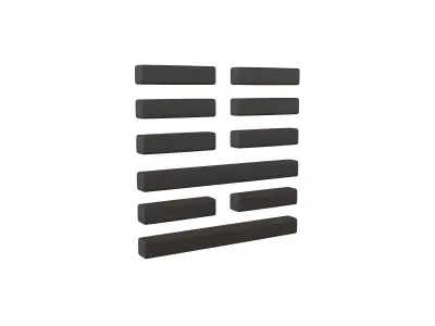 I Ching Hexagrams 36 ming yi v1 001 Low-poly 3D model