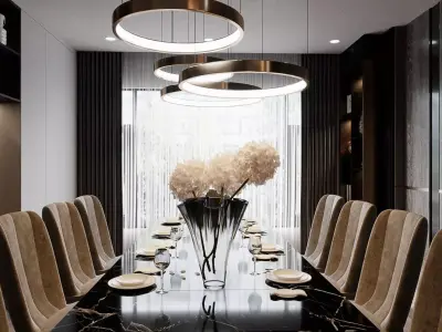 dinning room 3D model purchase