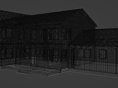 2-Story House 3D model purchase