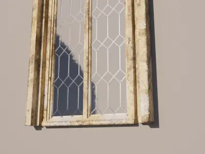 Gothic Window 3D model