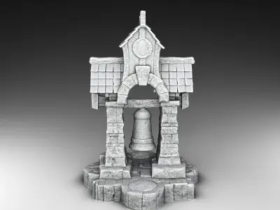 bell tower 3D print model