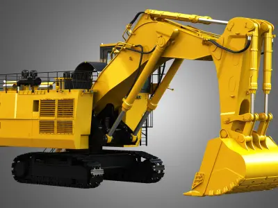 6030 FS - Hydraulic Mining Excavator 3D model