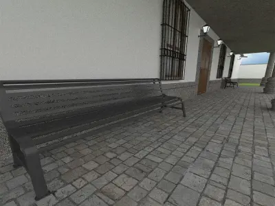 Traditional Mexican House Low-poly 3D model