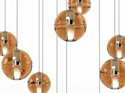 Bocci 14 Chandelier 3D model