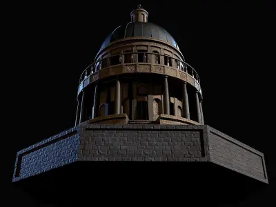 Architecture london dome 3D model