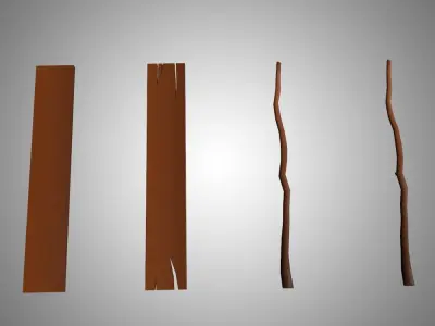 Forest Low Poly Asset Pack Low-poly 3D model