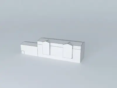 Riga Meness street 5 7 9 Free 3D model