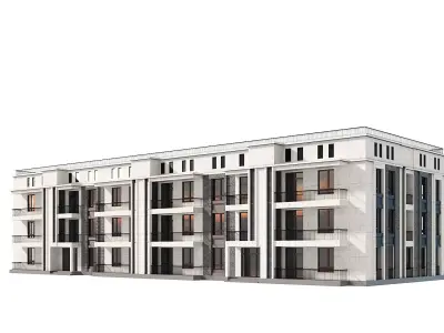 Residential Building 007 3D model