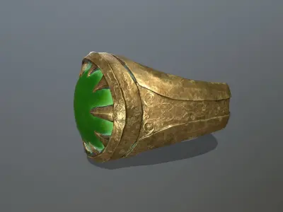 Heal Ring Low-poly 3D model