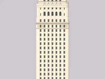 Thurgood Marshall Courthouse 3D print model