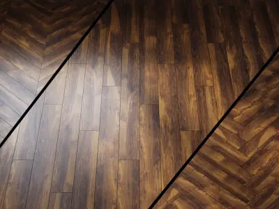 Laminate Ter Hurne Grand Line Chestnut Velvet Brown 1869 3D model