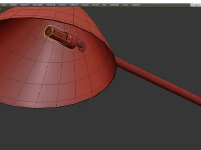 ATNA SCONCE Low-poly 3D model