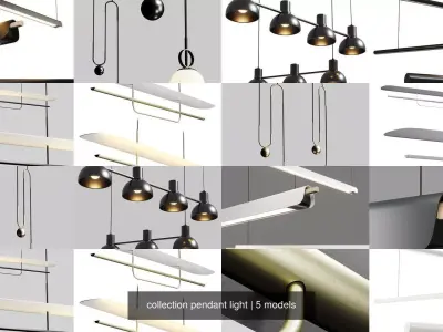 collection pendant light 3D Model Pack
