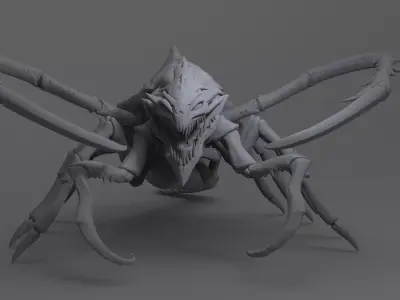 StarCraft2 Defiler 3D print model