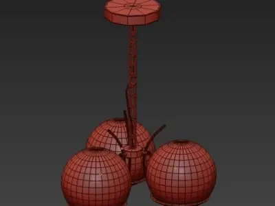 Ball and String 3D model
