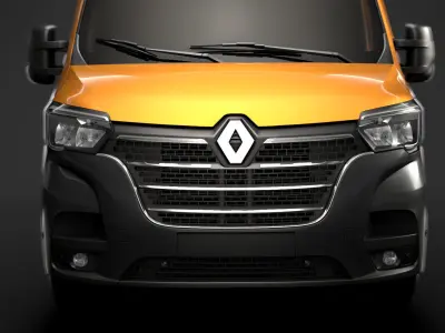 Renault Master L2H3 Minibus 2020 3D model