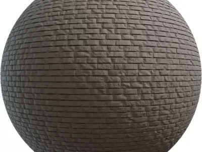 Linear Slate Wall Cladding PBR Material Texture