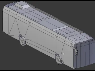 Solaris Urbino LOW-POLY Low-poly 3D model