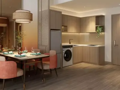 APARTMENT - TROPICAL FRONT BEACH STYLE 3D model