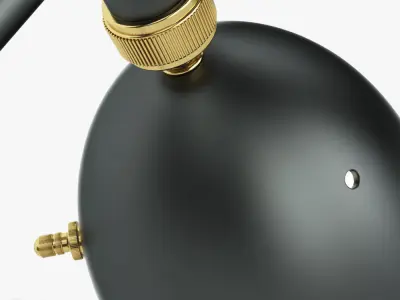 Gubi Grasshopper Floor Lamp 3D model