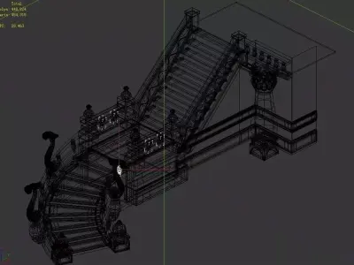 Stairs - Stairs 03 3D model