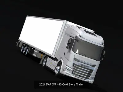 Pack 2021 DAF XG 480 Cement Trailer