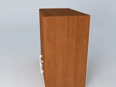 Cabinets wooden cabinet with two doors Free 3D model purchase