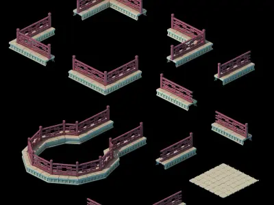 Architecture - Brothels - Platform Ground 041 3D model