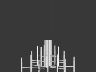 The Light LED Chandelier 3D model
