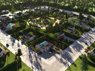 Residential Development Pack 3D model