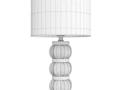 linna Smoked Gray Brass Gold by JONATHAN Y Low-poly 3D model