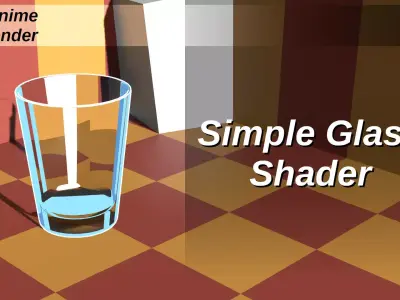 For Anime In Blender - Simple Glass Shader Free 3D model