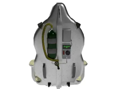 SciFi chair 3D model