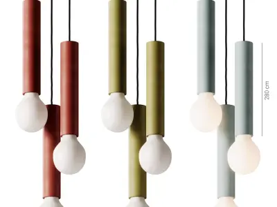 Ila Maxi Trio Pendant Lights by Plato Design 3D model